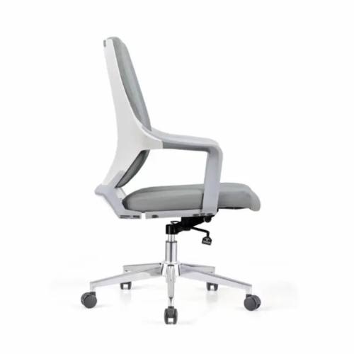Ghế da văn phòng màu xám chân xoay: SG - 672 - $hienthicat